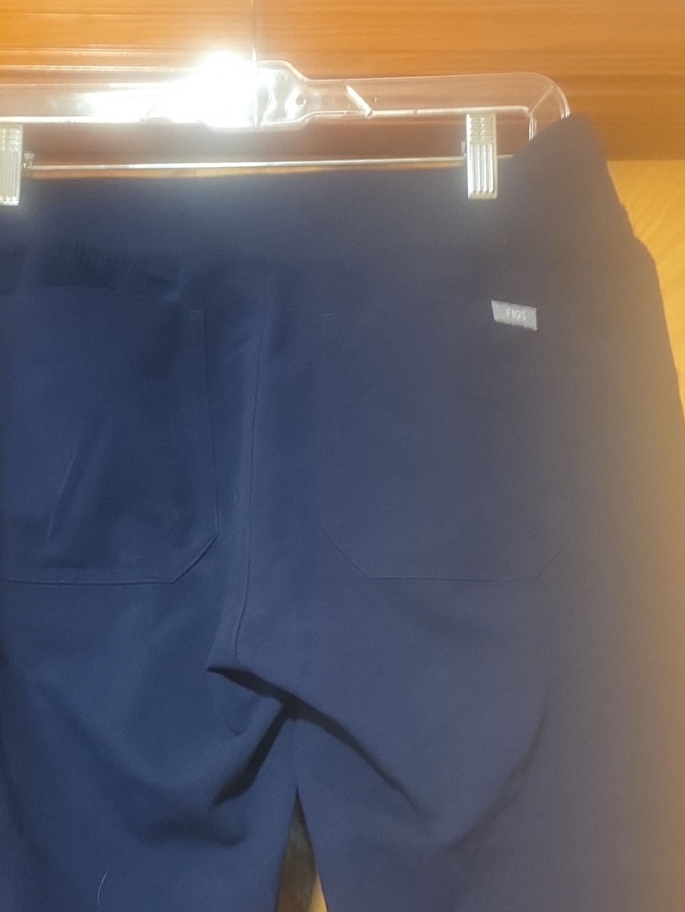 Figs Dark Navy Drawstring Scrub Pants Size S/T - Picture 6 of 9